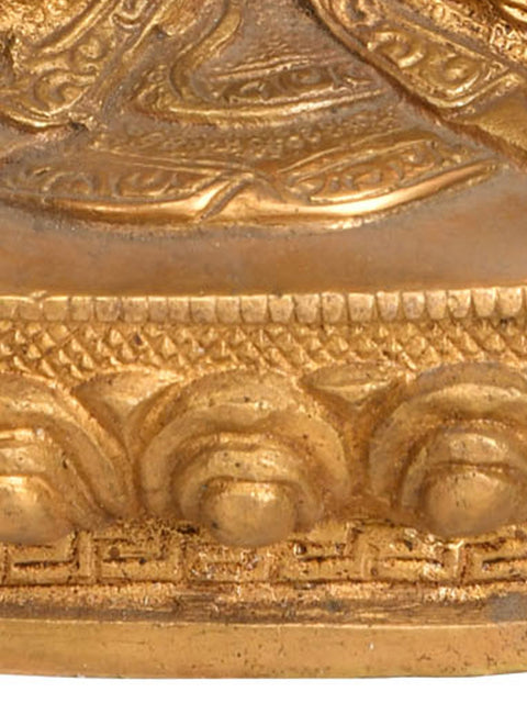 8" Tibetan Buddhist Lord Buddha in Preaching Mudra In Brass | Handmade | Made In India
