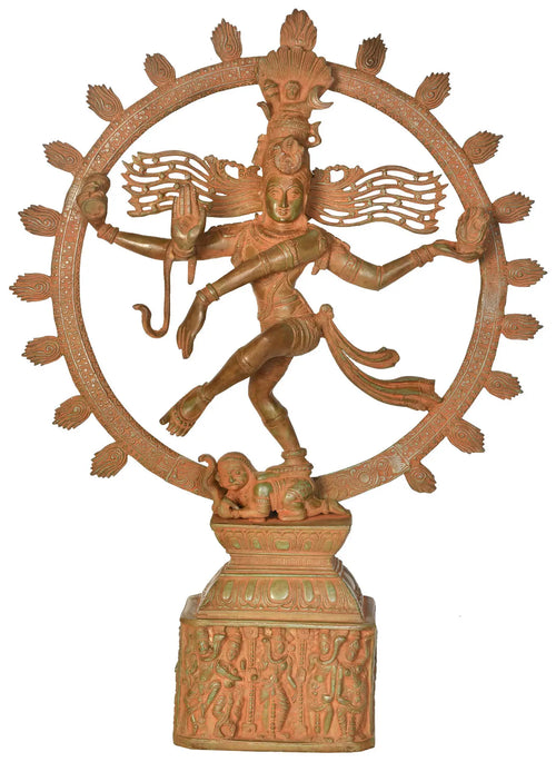 23" Nataraja Handmade Brass Statue for Home Pooja