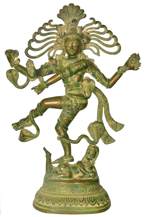 20" Handmade Shiva as Nataraja Brass Statue