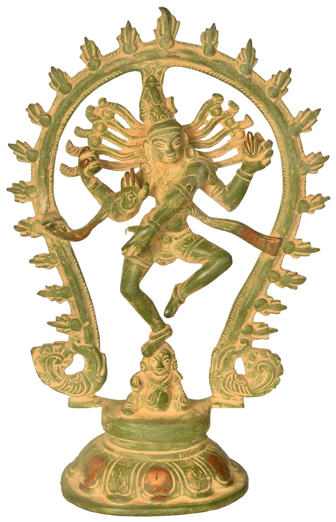 8" Nataraja In Brass | Handmade | Made In India