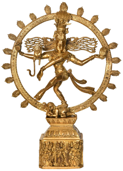 23" Nataraja Handmade Brass Statue for Home Decor