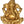 10" Kamalasana Ganesha Wall Hanging (Flat Statue) In Brass | Handmade | Made In India