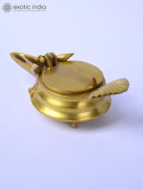 5" Brass Chirag Diya/Oil Lamp | Hindu Rituals Puja Items