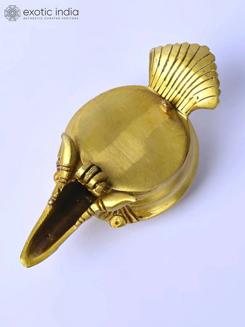 5" Brass Chirag Diya/Oil Lamp | Hindu Rituals Puja Items