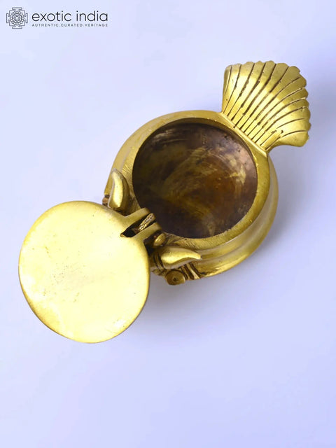 5" Brass Chirag Diya/Oil Lamp | Hindu Rituals Puja Items