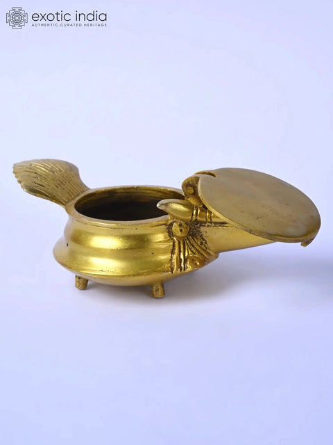 5" Brass Chirag Diya/Oil Lamp | Hindu Rituals Puja Items