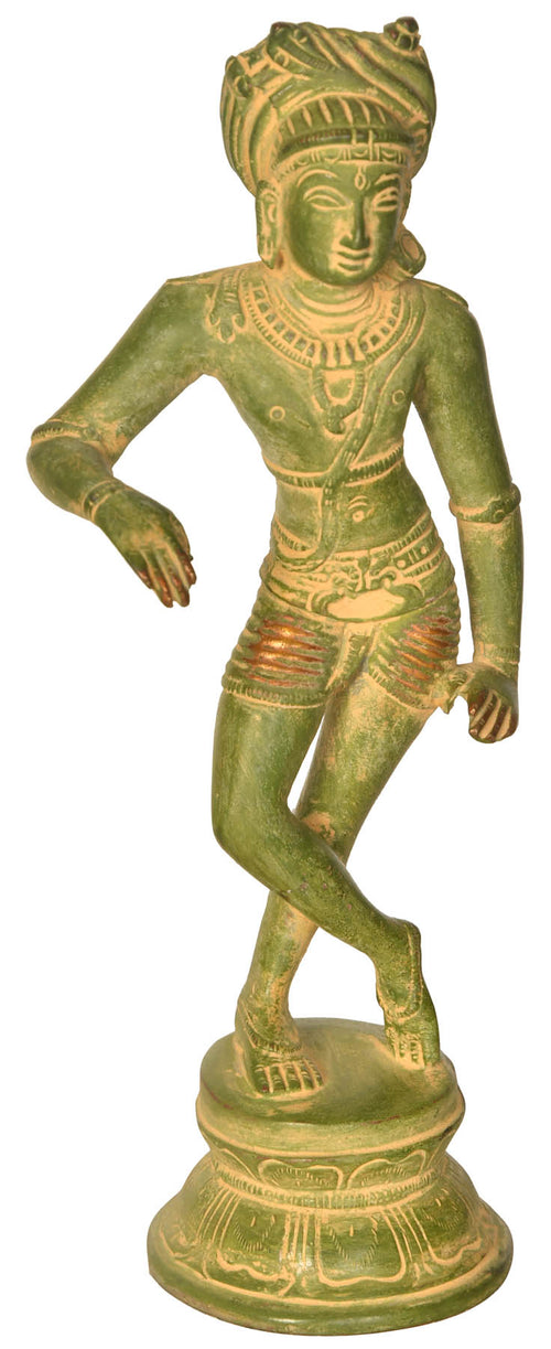 8" Brass Vrish-Vahana Shiva Handmade Statue