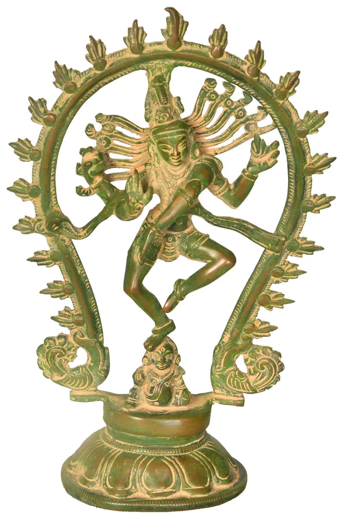 8" Nataraja In Brass | Handmade | Made In India