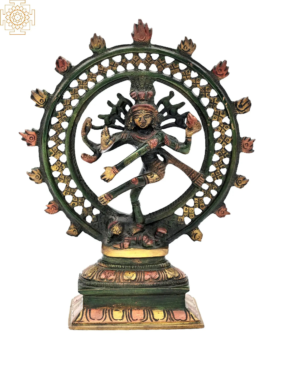 8" Nataraja In Brass | Handmade | Made In India