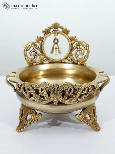 Brass Urli with Bell