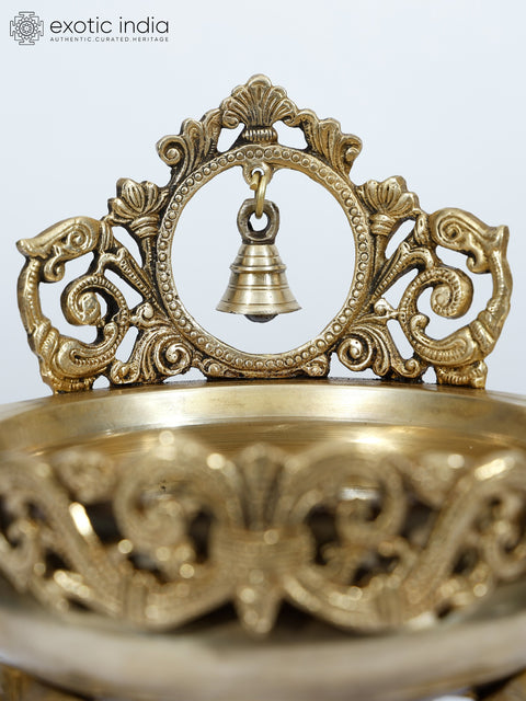 Brass Urli with Bell