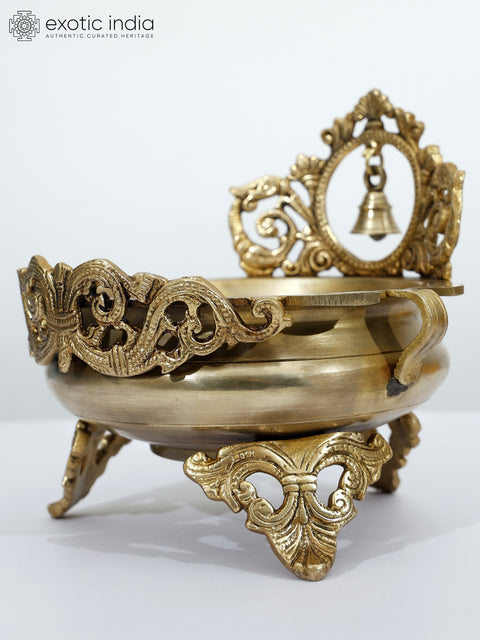 Brass Urli with Bell