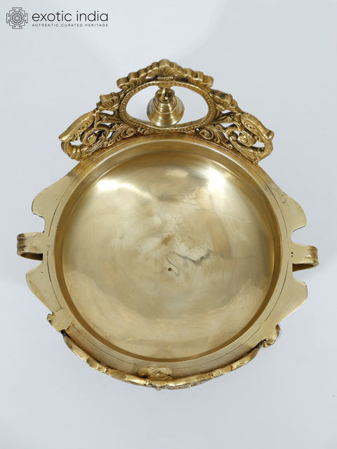 Brass Urli with Bell