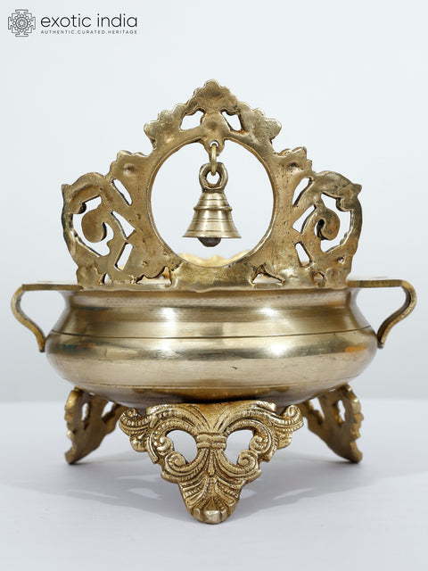 Brass Urli with Bell