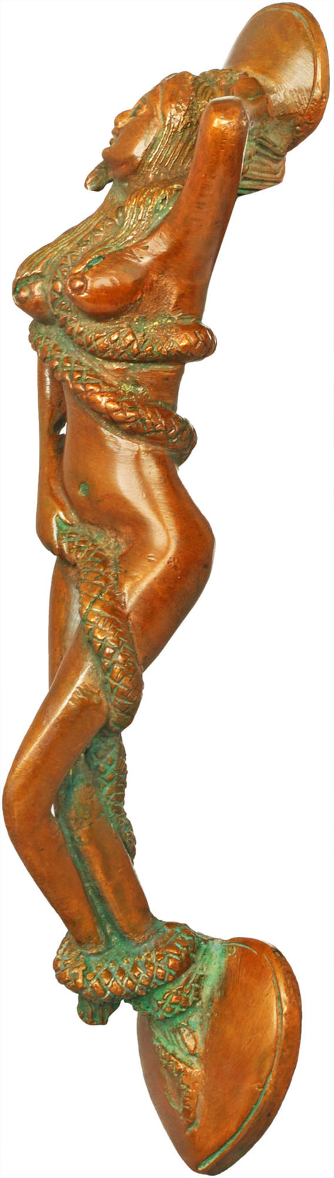 Snake Woman Door Handle