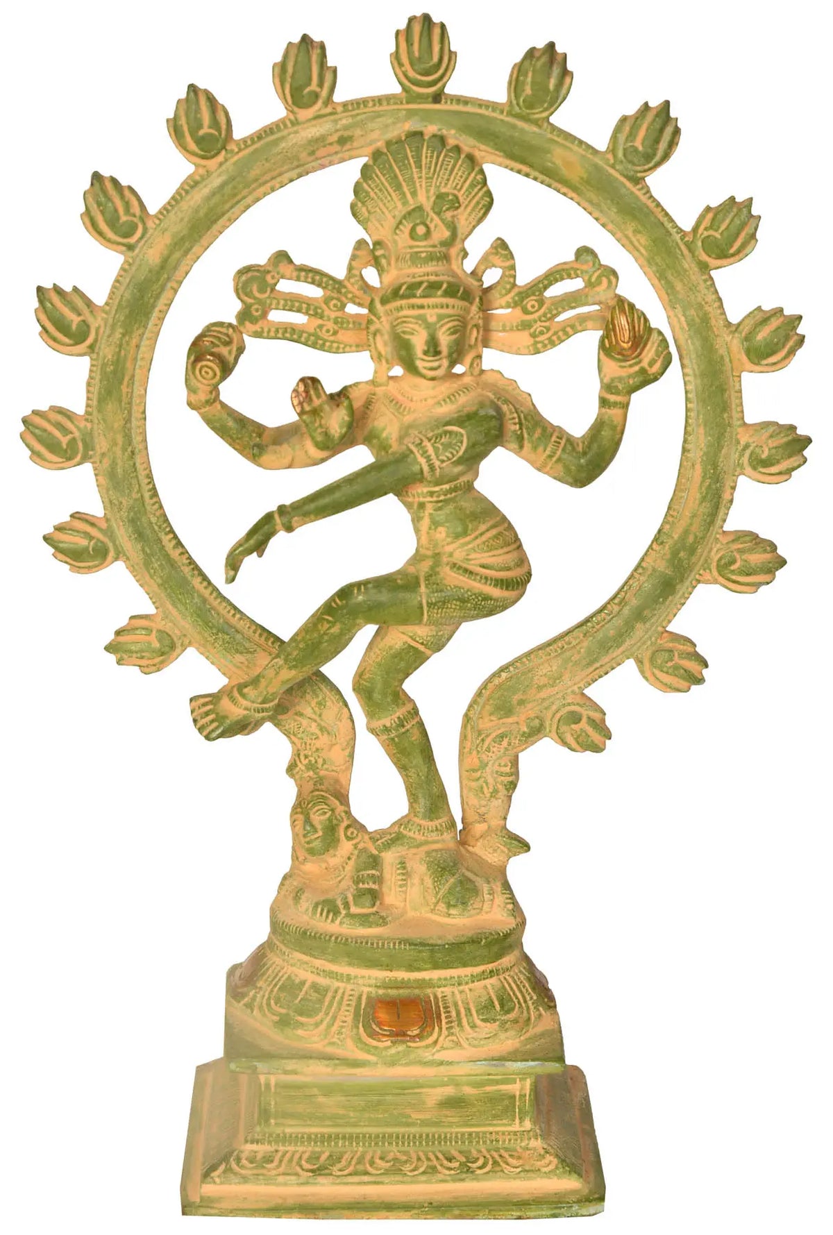 9" Nataraja In Brass | Handmade | Made In India