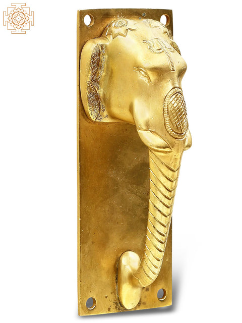Brass Elephant Door Handle