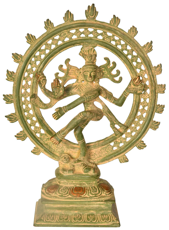11" Nataraja In Brass | Handmade | Made In India