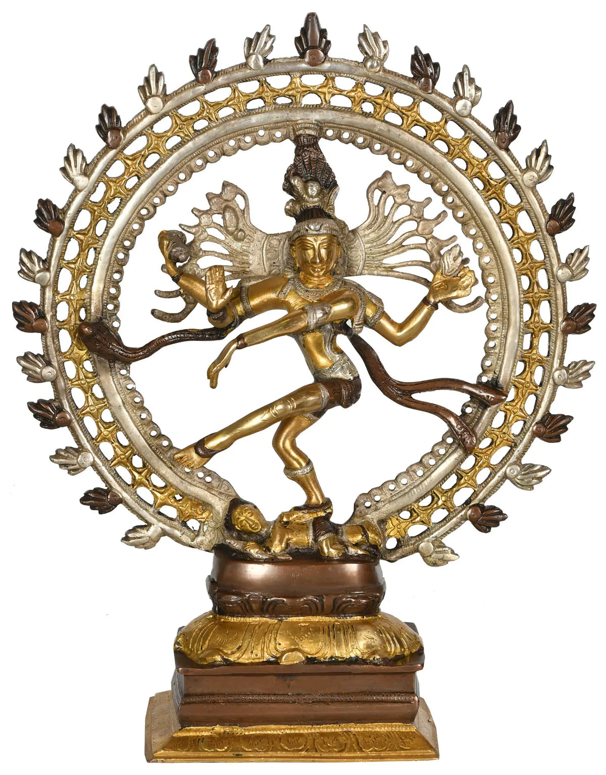 17" Nataraja In Brass | Handmade | Made In India