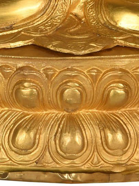 14" Amitabha Buddha - Tibetan Buddhist Deity In Brass | Handmade | Made In India