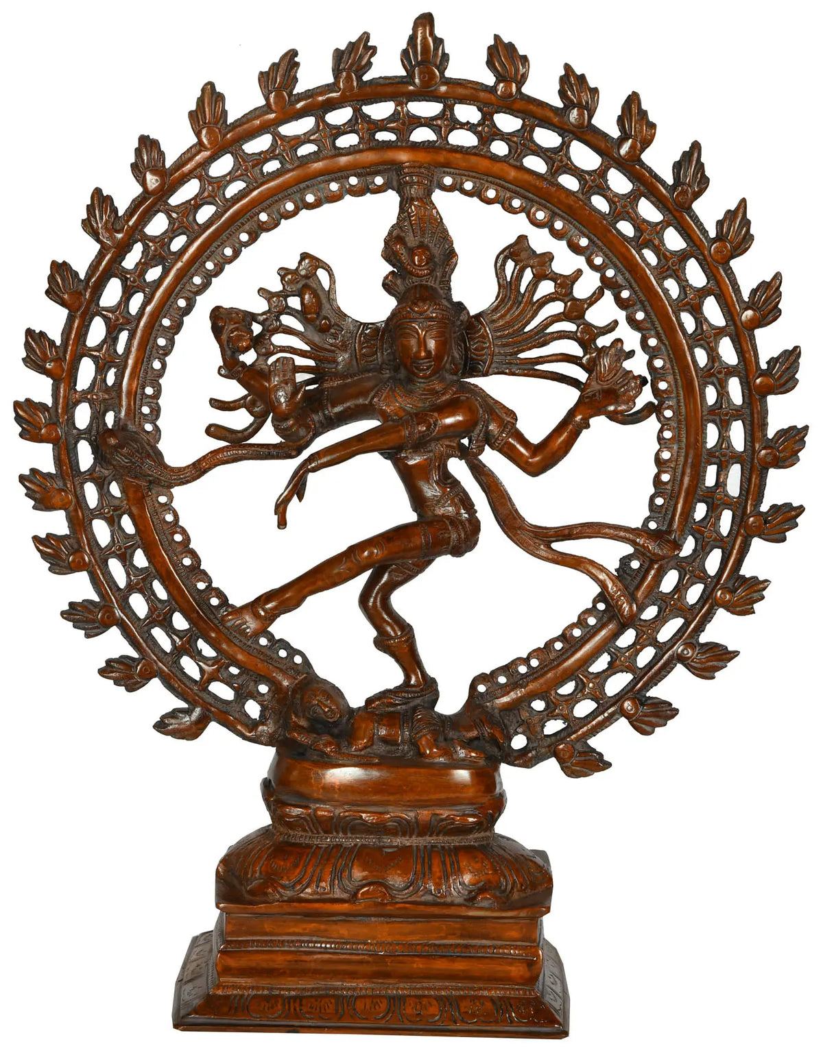 17" Nataraja In Brass | Handmade | Made In India
