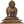 7" Tibetan Buddhist Seated Buddha, Aureole Matching His Silhouette In Brass | Handmade | Made In India
