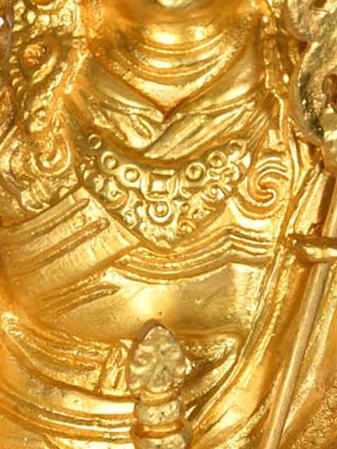 9" Guru Padmasambhava (Tibetan Buddhist Deity) In Brass | Handmade | Made In India