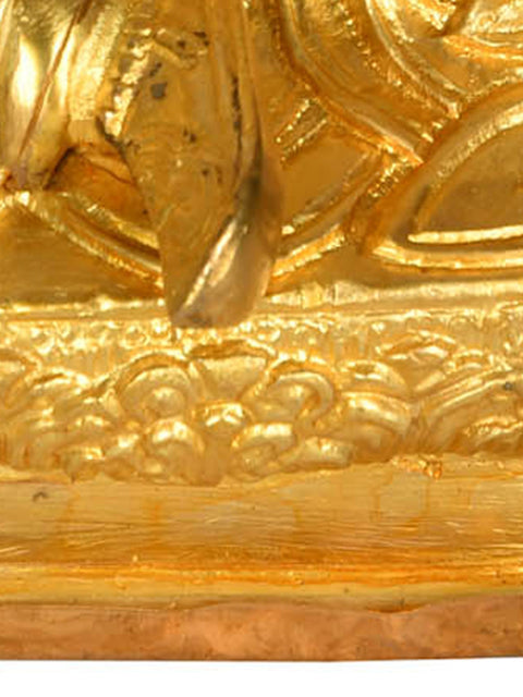 9" Guru Padmasambhava (Tibetan Buddhist Deity) In Brass | Handmade | Made In India