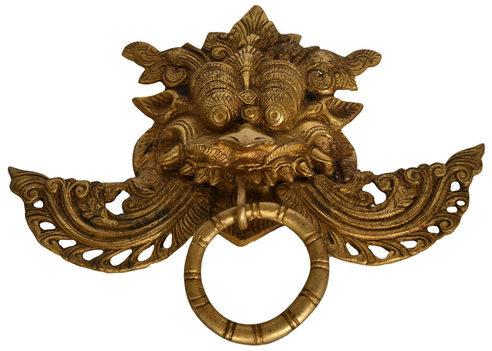 Brass Kirtimukha Door Knocker Home Decor