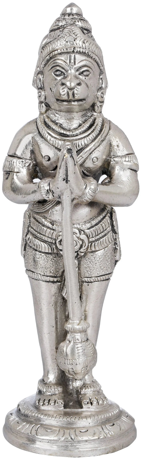 5" Lord Hanuman Brass Statue Handmade