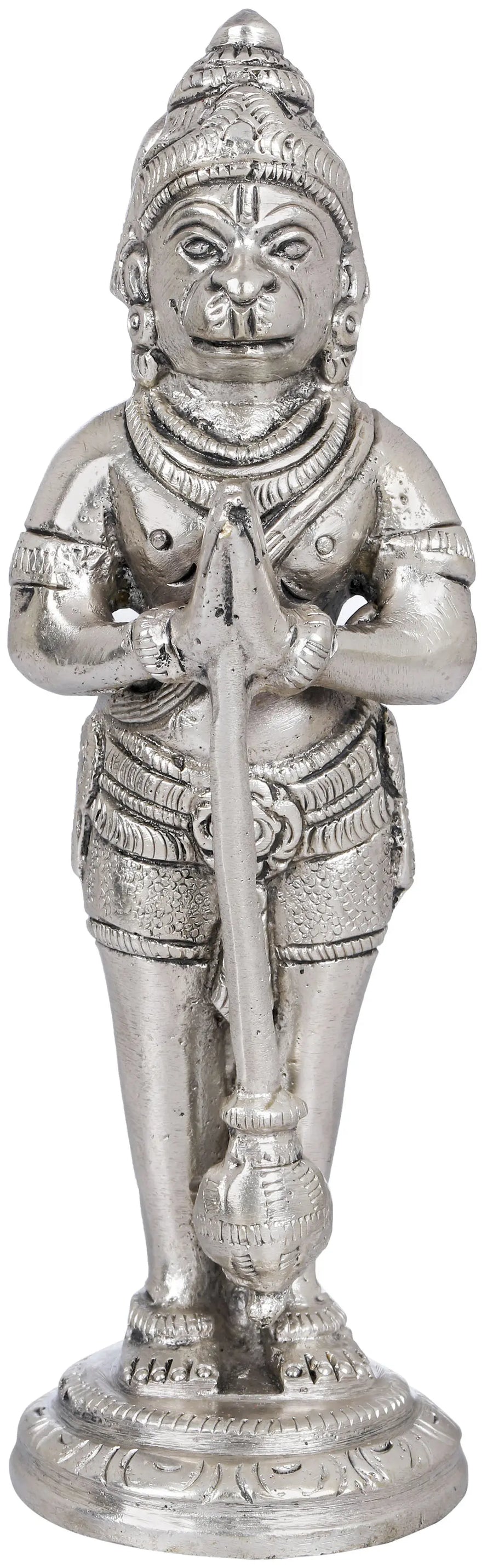 5" Lord Hanuman Brass Statue Handmade