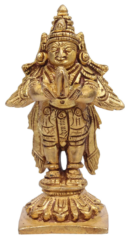 3" Brass Garuda Statue Handmade