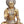 11" Hanuman in Golden and Silver Color In Brass | Handmade | Made In India
