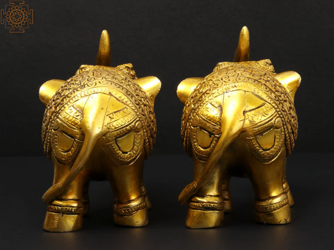 Fine Pair of Elephants