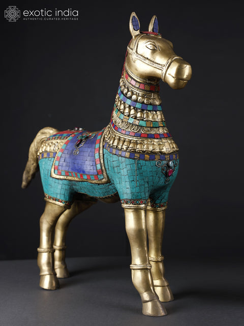 Pair of Decorated Horses