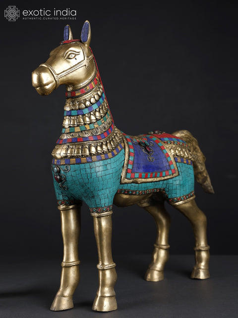 Pair of Decorated Horses