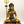 26" Blessing Lord Shiva Brass Statue seated on Mountain - Handmade Indian Craft for Spiritual Blessings