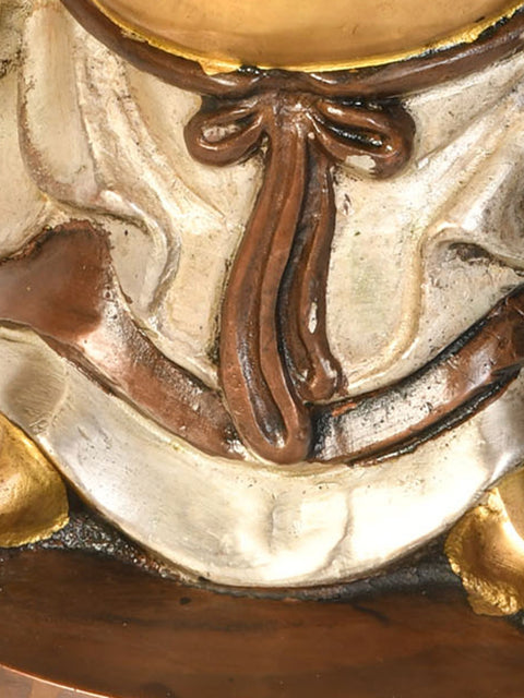 10" Laughing Buddha Brass Statue - Symbol of Joy and Prosperity