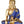 16" Buddha Idol in Bhumisparsha Mudra | Handmade Buddhist Deity Brass Statue | Made in India