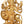 25" Simhavahini Goddess Durga Standing on a Mountain In Brass