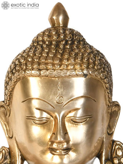 12" Tibetan Buddhist Lord Buddha Preaching His Dharma In Brass | Handmade | Made In India