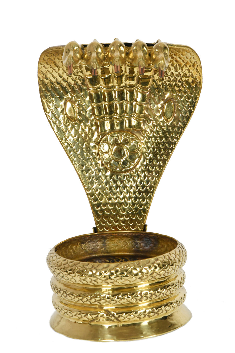 10" Brass Linga Stand Statue Handmade
