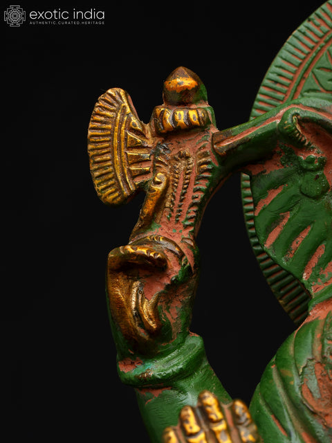 10" Kamalasana Ganesha In Brass | Handmade | Made In India
