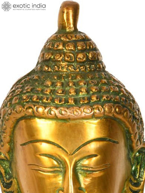 7" Lord Buddha (Tibetan Buddhist) In Brass | Handmade | Made In India