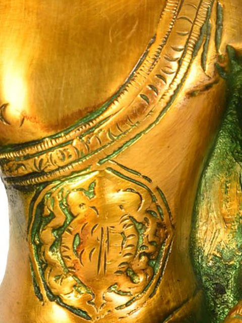 7" Lord Buddha (Tibetan Buddhist) In Brass | Handmade | Made In India