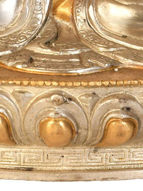 12" Tibetan Buddhist Lord Buddha In Dhyan Mudra (Meditation) In Brass | Handmade | Made In India