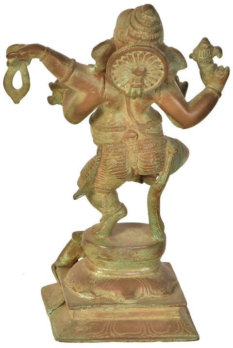 Dancing Ganesha In Brass | Handmade | Made In India