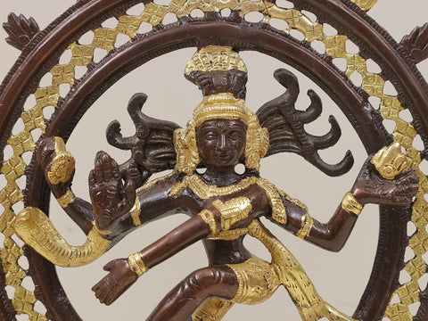 12" Lord Shiva as Nataraja | Handmade Brass Statue