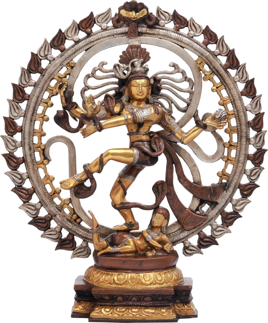 21" Shabda Brahman Handmade Brass Sculpture