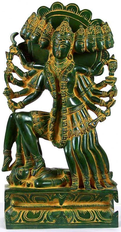 Handmade Goddess Mahakali Brass Statue | Made in India